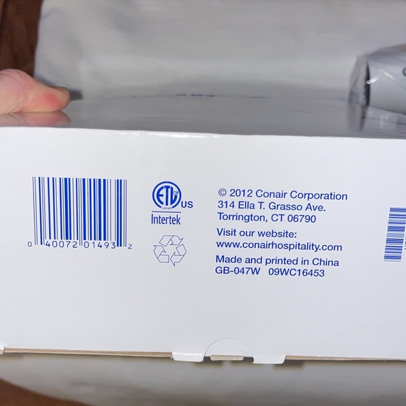 NIB Conair 1600 watt dryer 047w - Picture 4 of 6